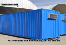 10 x 40 Loading Dock with Climate Control Storage