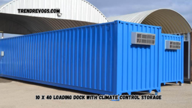 10 x 40 Loading Dock with Climate Control Storage