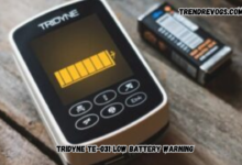 Tridyne TE-031 Low Battery Warning