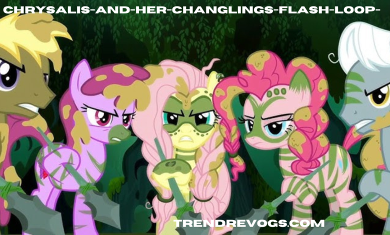 Chrysalis-And-Her-Changlings-Flash-Loop-