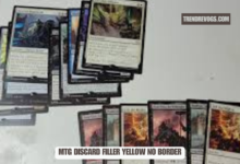 MTG Discard Filler Yellow No Border