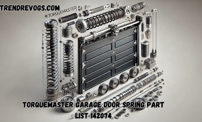 TorqueMaster Garage Door Spring Part List 142074