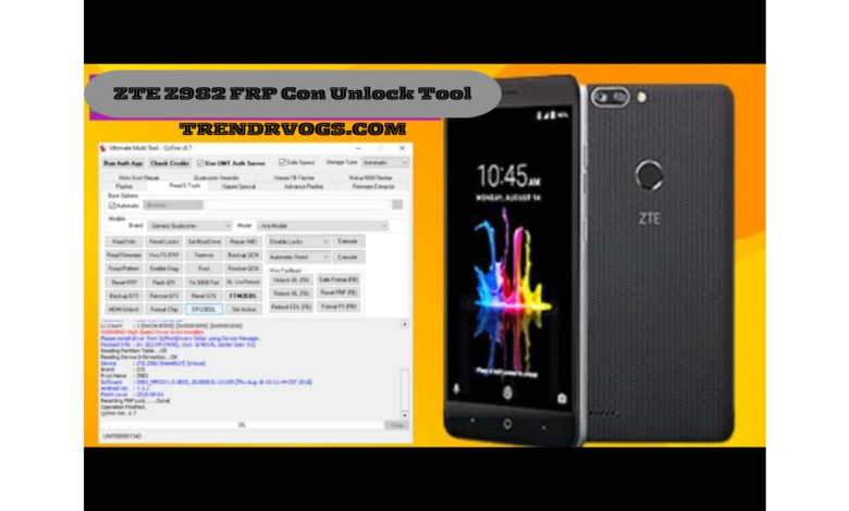 ZTE Z982 FRP Con Unlock Tool