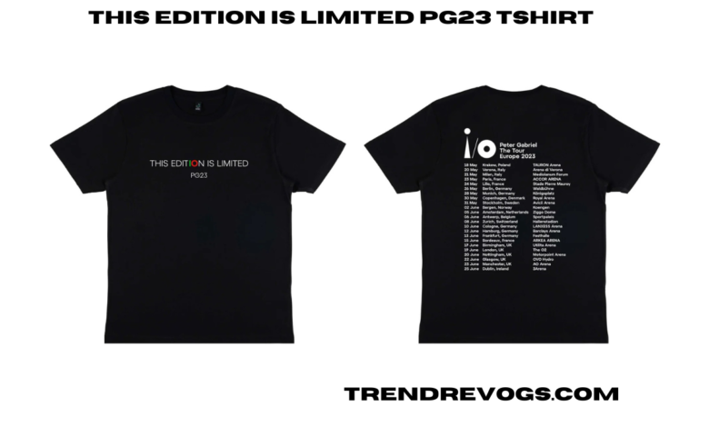 this edition is limited pg23 tshirt